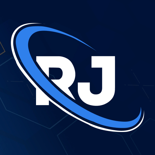 R J Infosoft logo